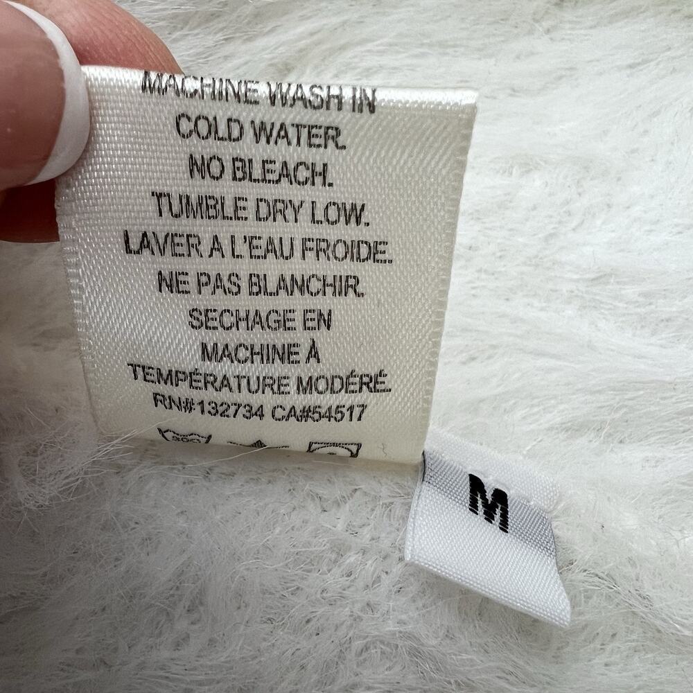 Anthroplogie Bella Dahl oversized Fuzzy Longline Cardigan Sweater Sz M Pockets - Picture 10 of 12